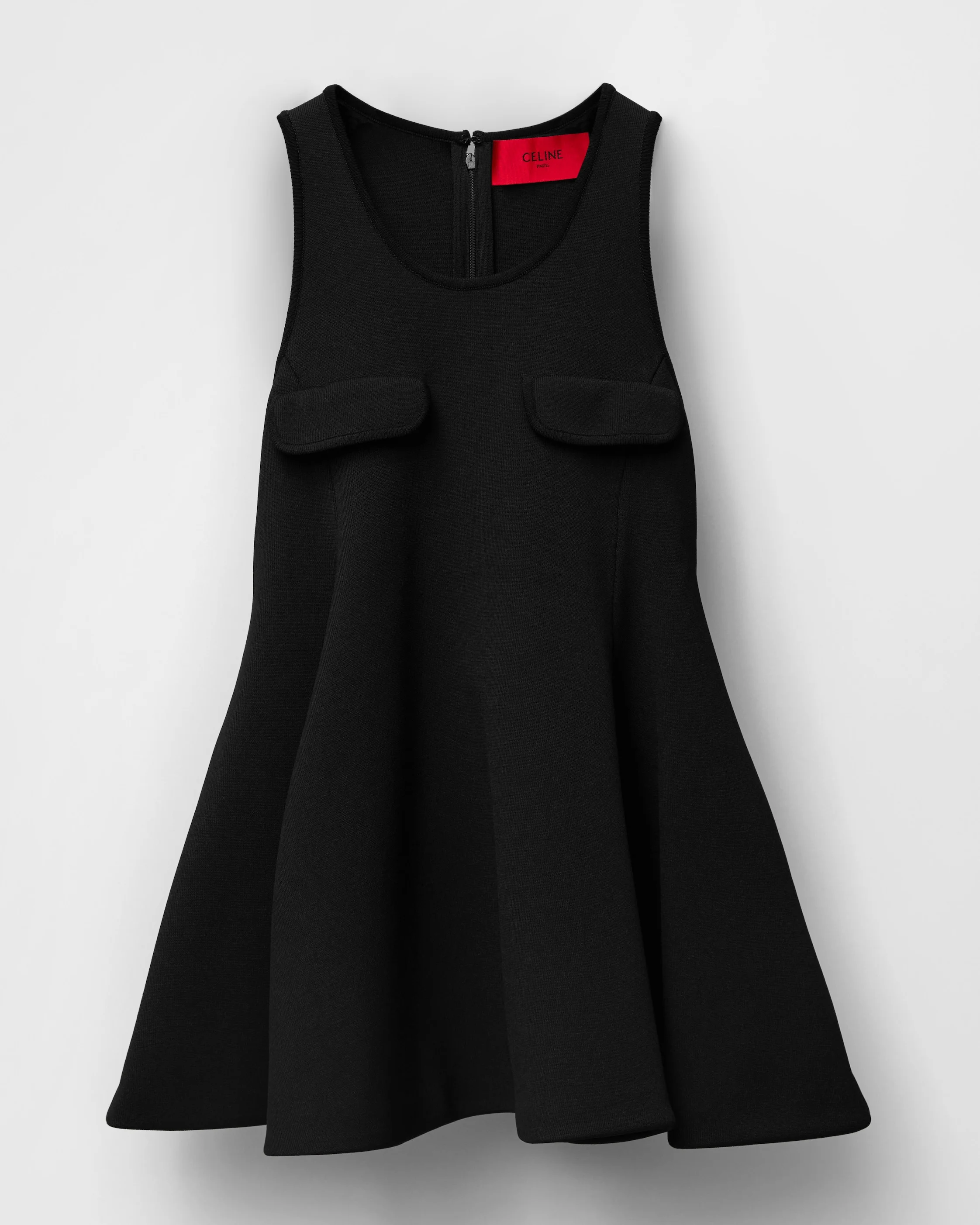 SWING MINIDRESS IN VISCOSE - 1