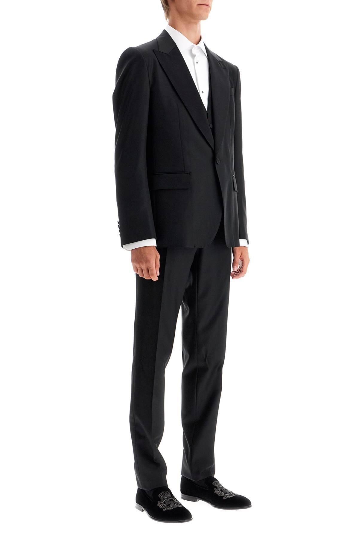 WOOL AND SILK TUXEDO SUIT - 3