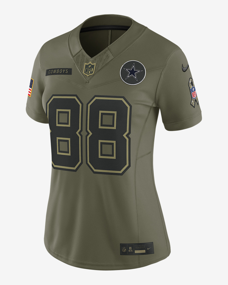 CeeDee Lamb Dallas Cowboys Salute to Service Women's Nike Dri-FIT NFL Limited Jersey 1
