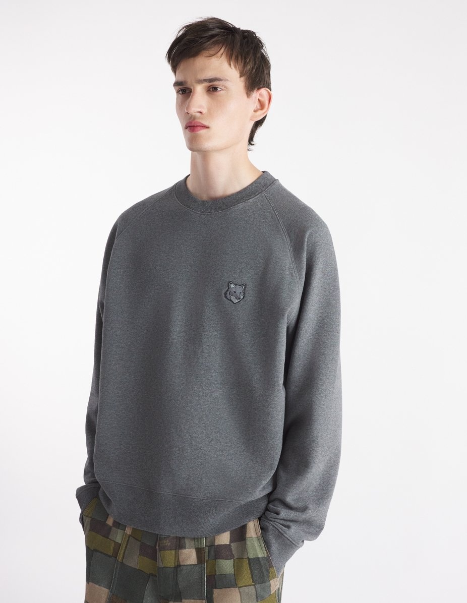 BOLD FOX HEAD PATCH OVERSIZE SWEATSHIRT - 3