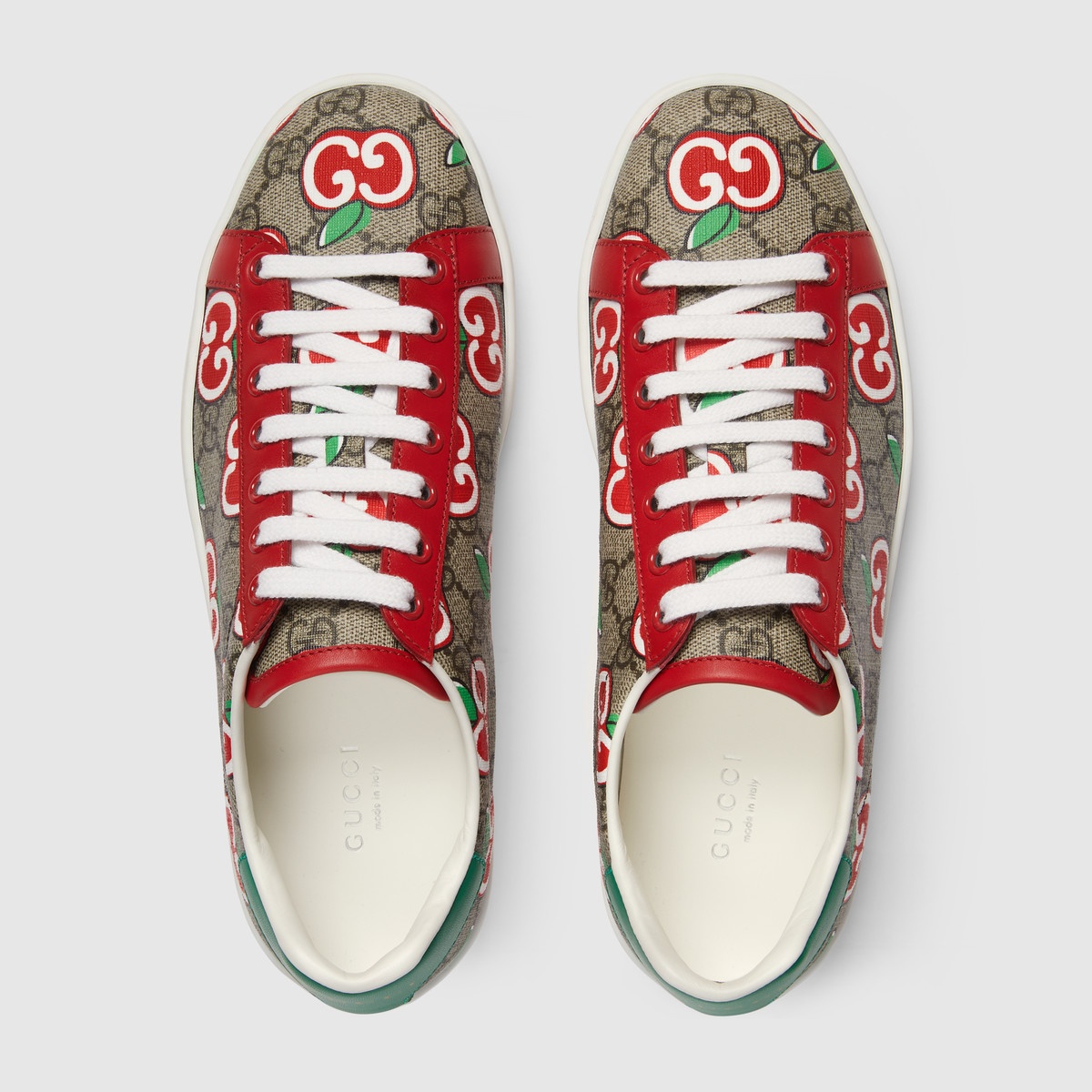  Women's Ace sneaker with GG apple print - 3