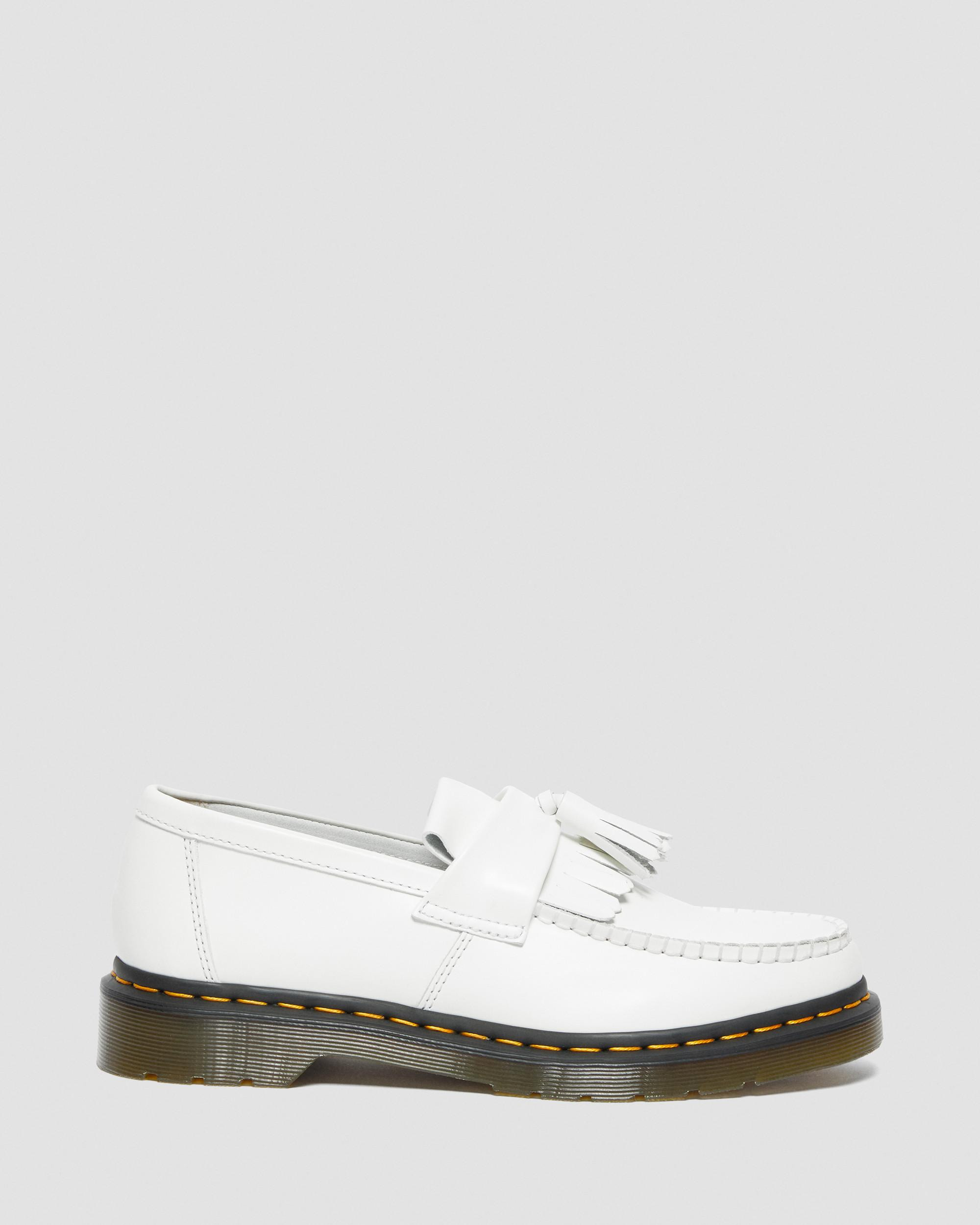 Adrian Yellow Stitch Leather Tassel Loafers - 9
