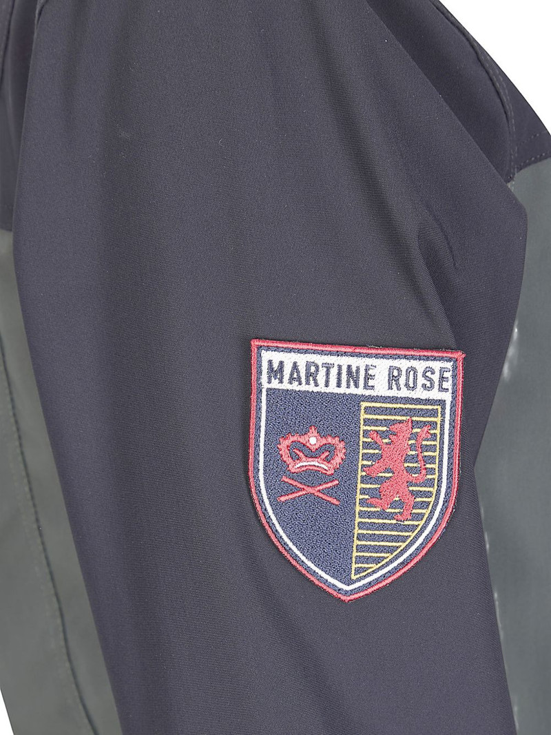 panelled logo-patch jacket 3