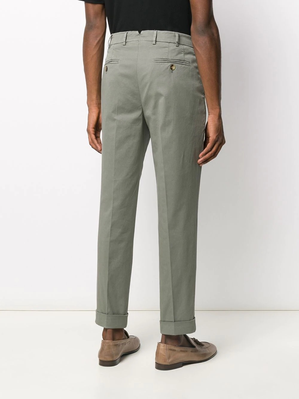 mid-rise slim chinos - 4