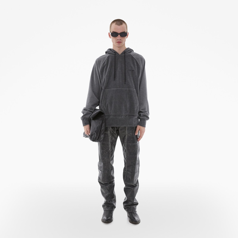 Helmut Lang LOGO CORDUROY HOODIE outlook