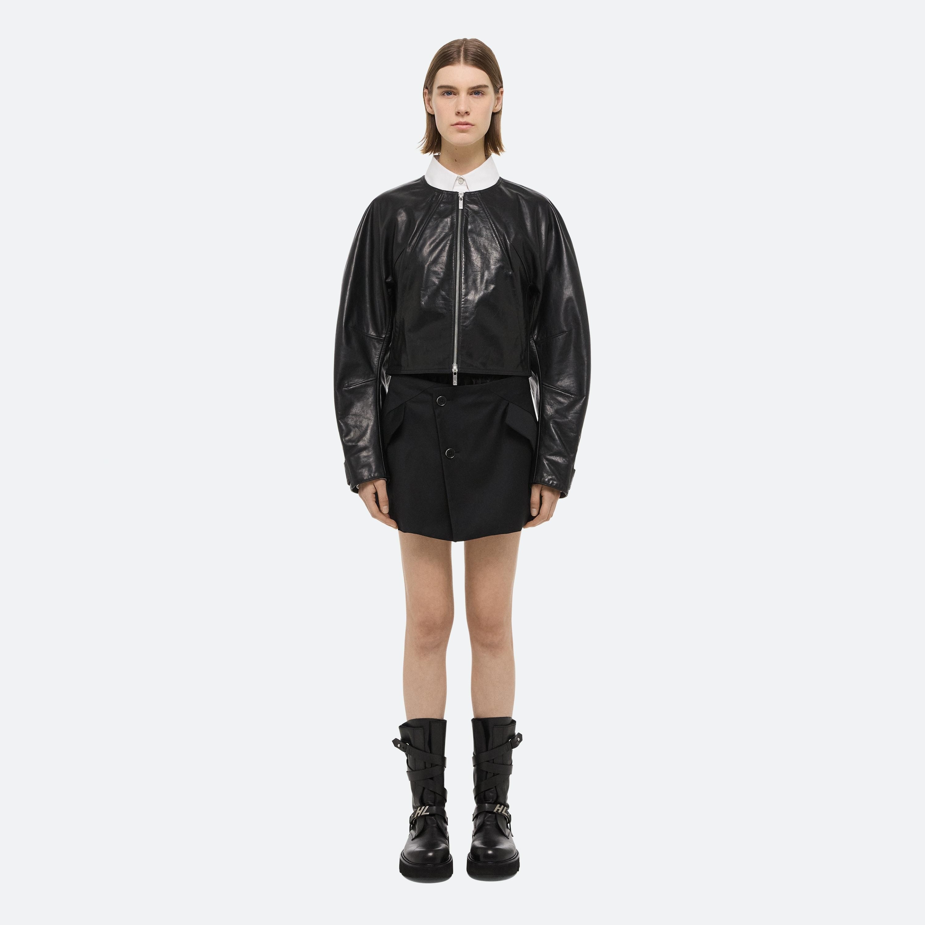 ARTICULATED LEATHER JACKET - 3