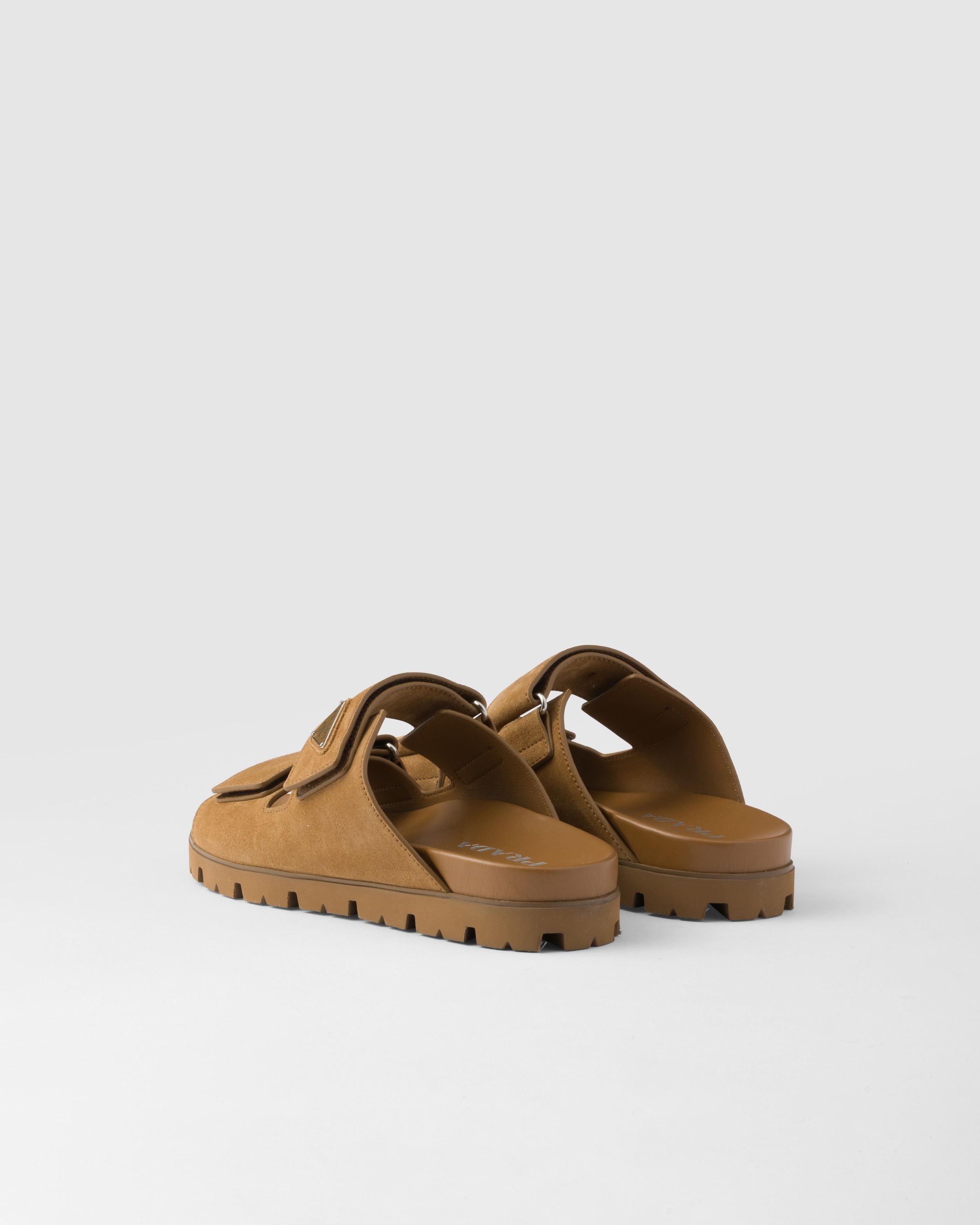 Suede band sandals - 4