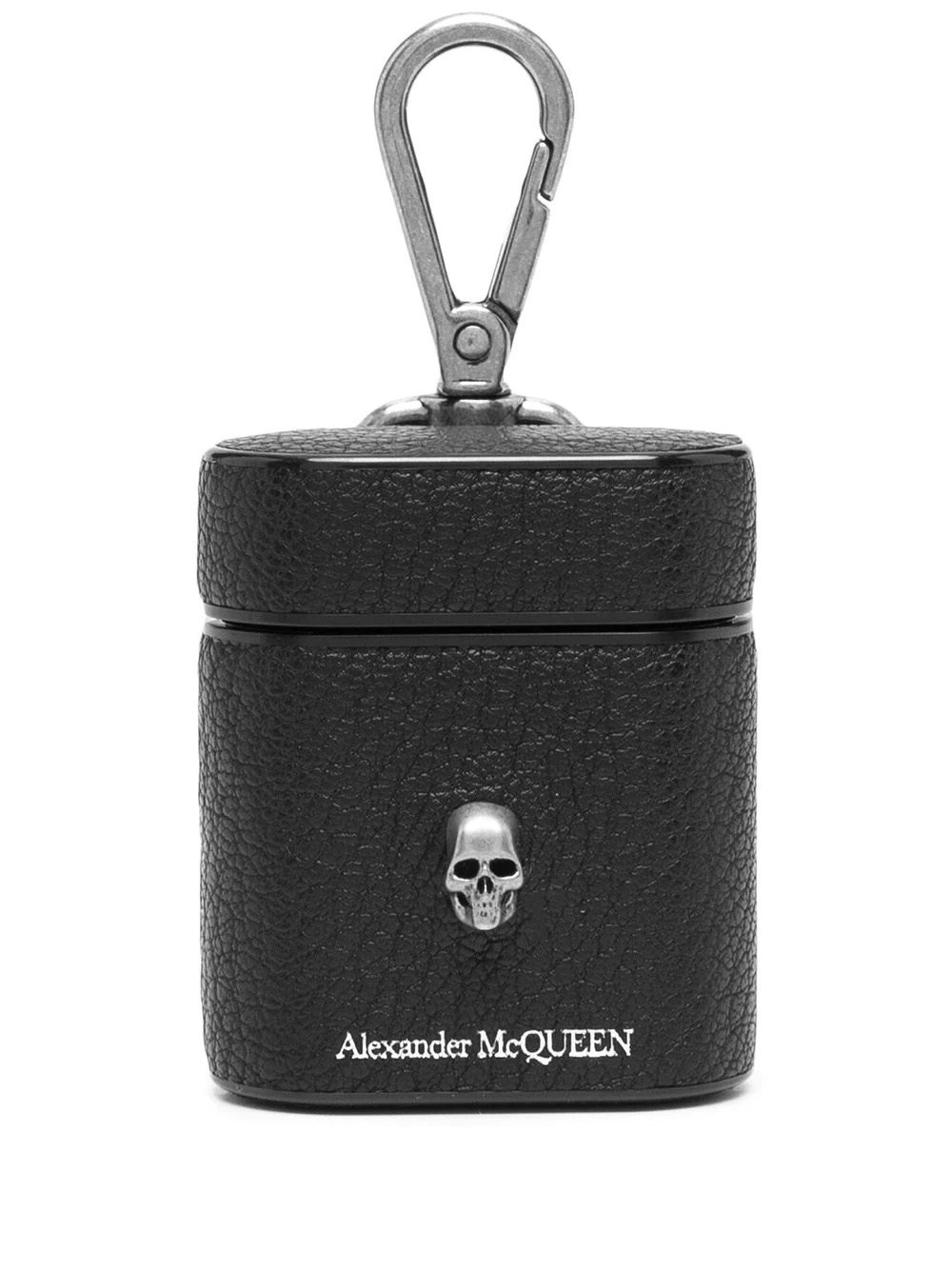 skull charm leather AirPods case - 1