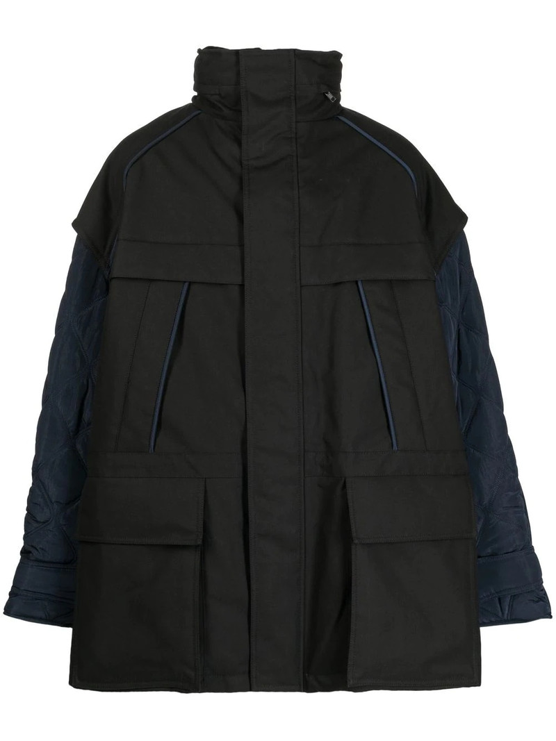 zip-up padded jacket 1