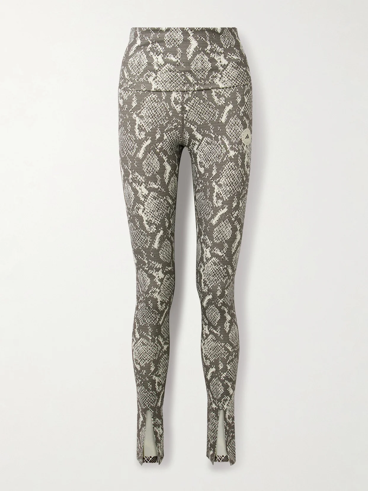 Snake-print Recycled-stretch Leggings - 1