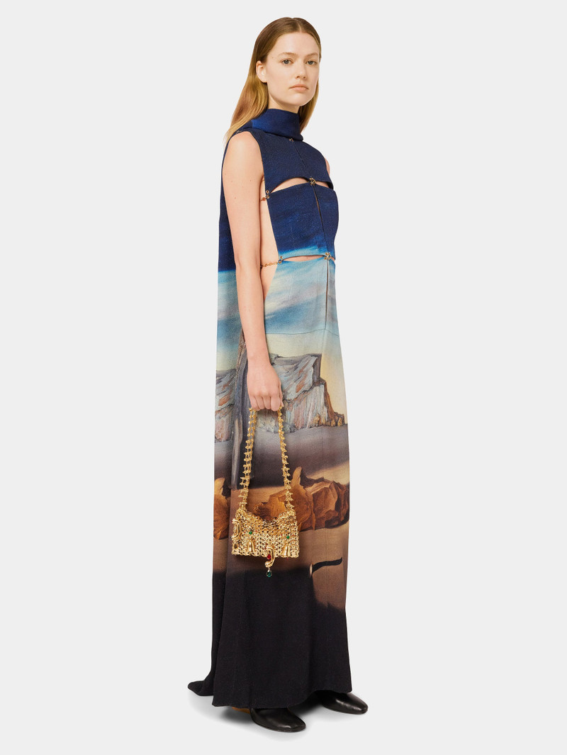 rabanne 1969 NANO LIGHTGOLD BAG WITH JEWELS outlook