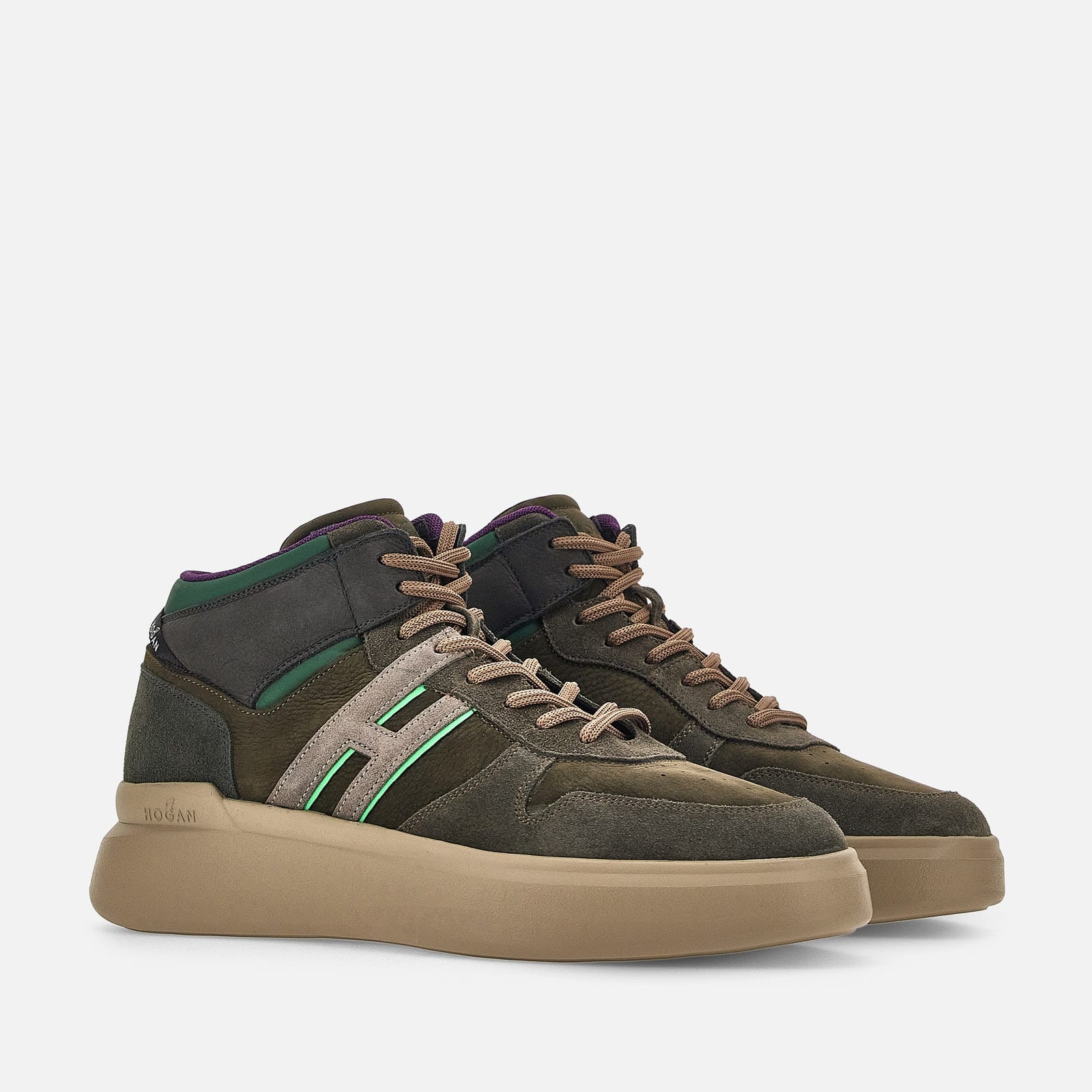 Sneakers Hogan H580 Mid-Top Green - 2