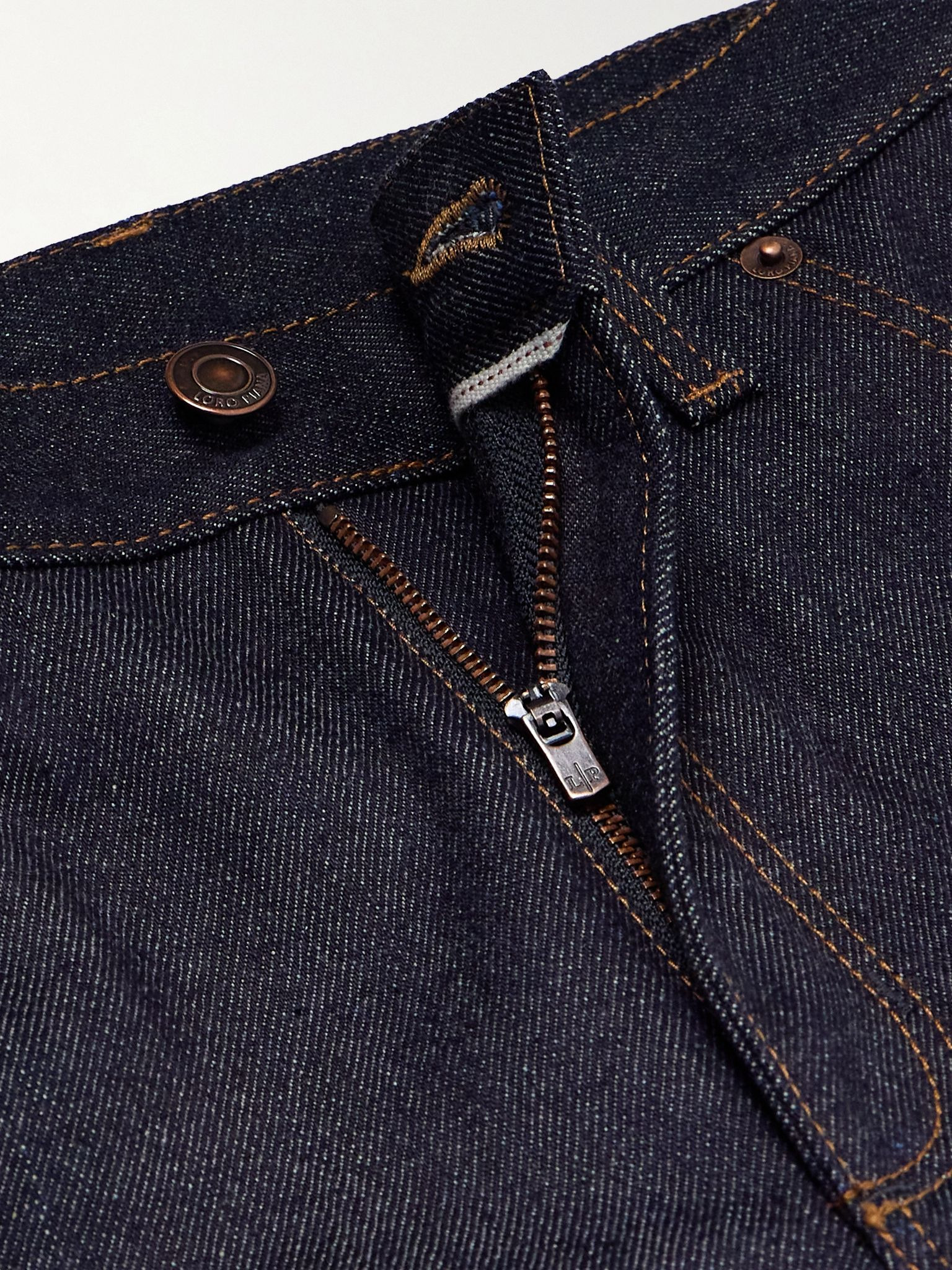 Faron cotton and cashmere-blend denim bootcut jeans Mid denim - 5