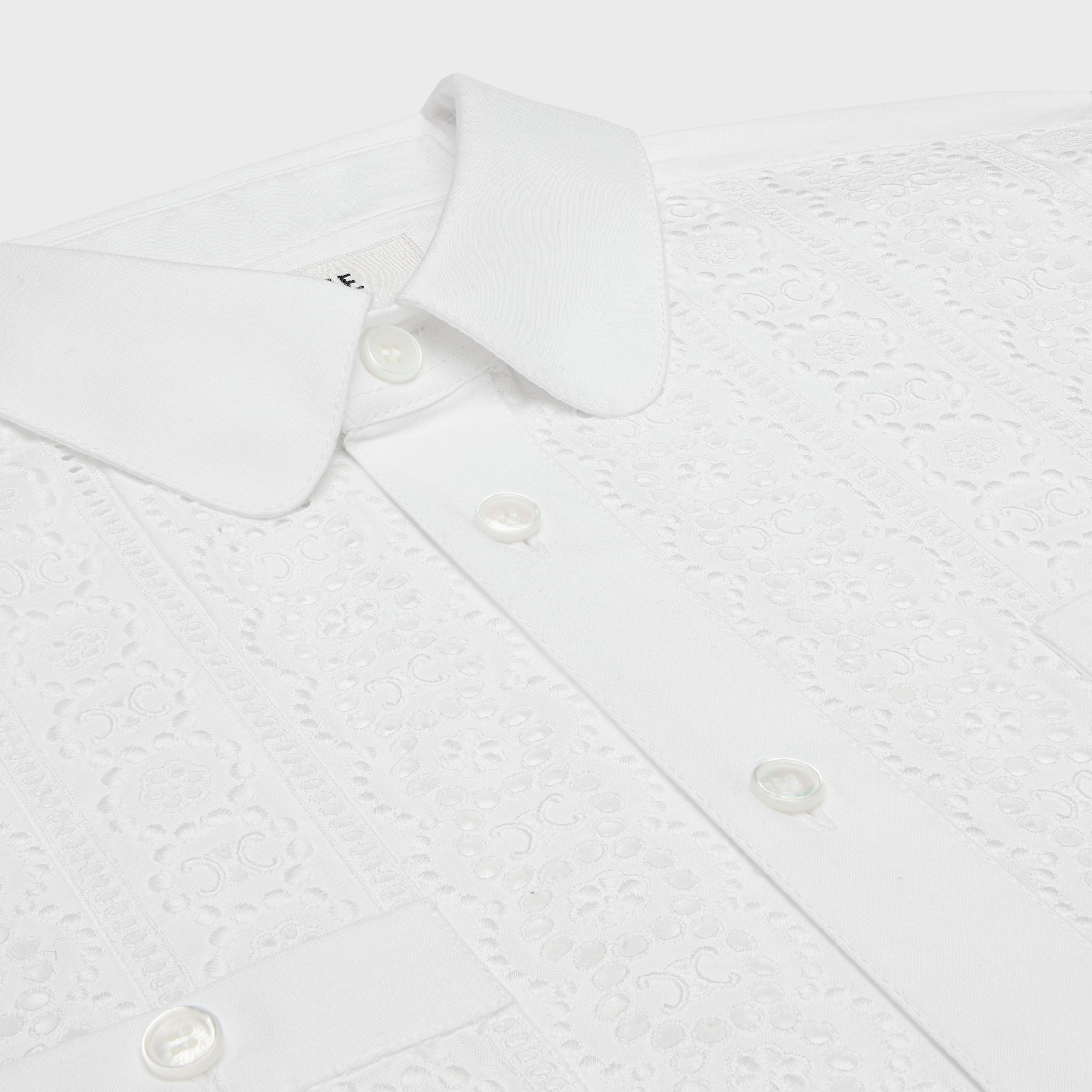 shirt in broderie anglaise cotton - 3