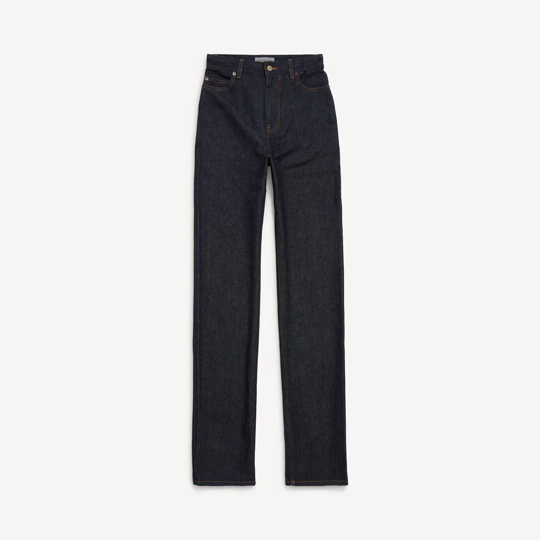Women's High Waist Slim Jeans in Raw Indigo - 1