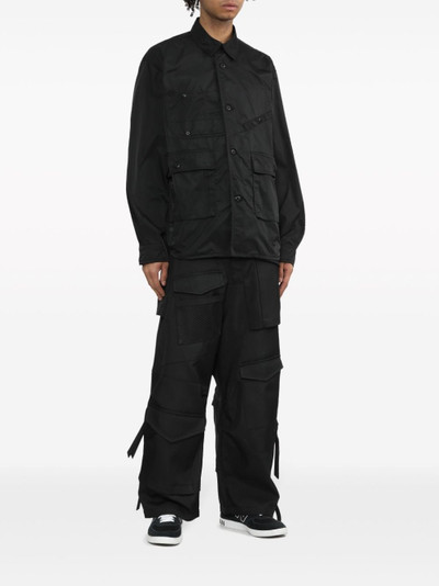 Junya Watanabe MAN asymmetric pocket-detail shirt outlook