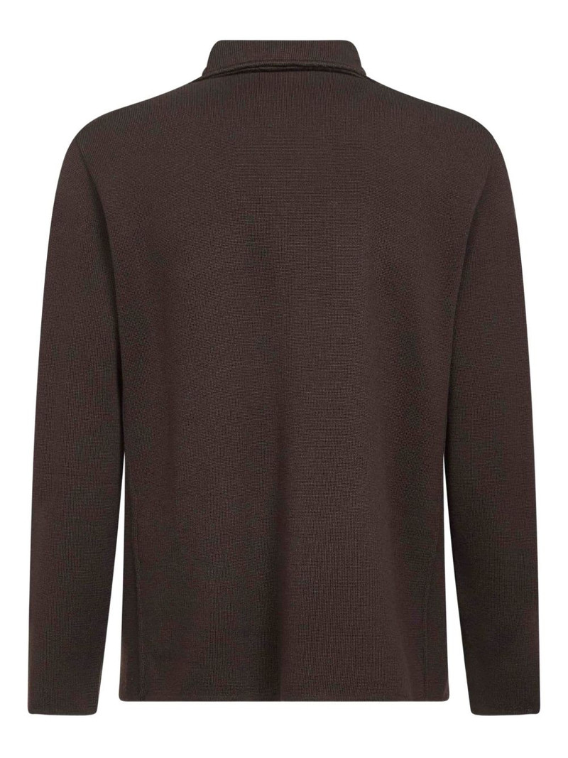 LARDINI virgin wool shirt jacket outlook