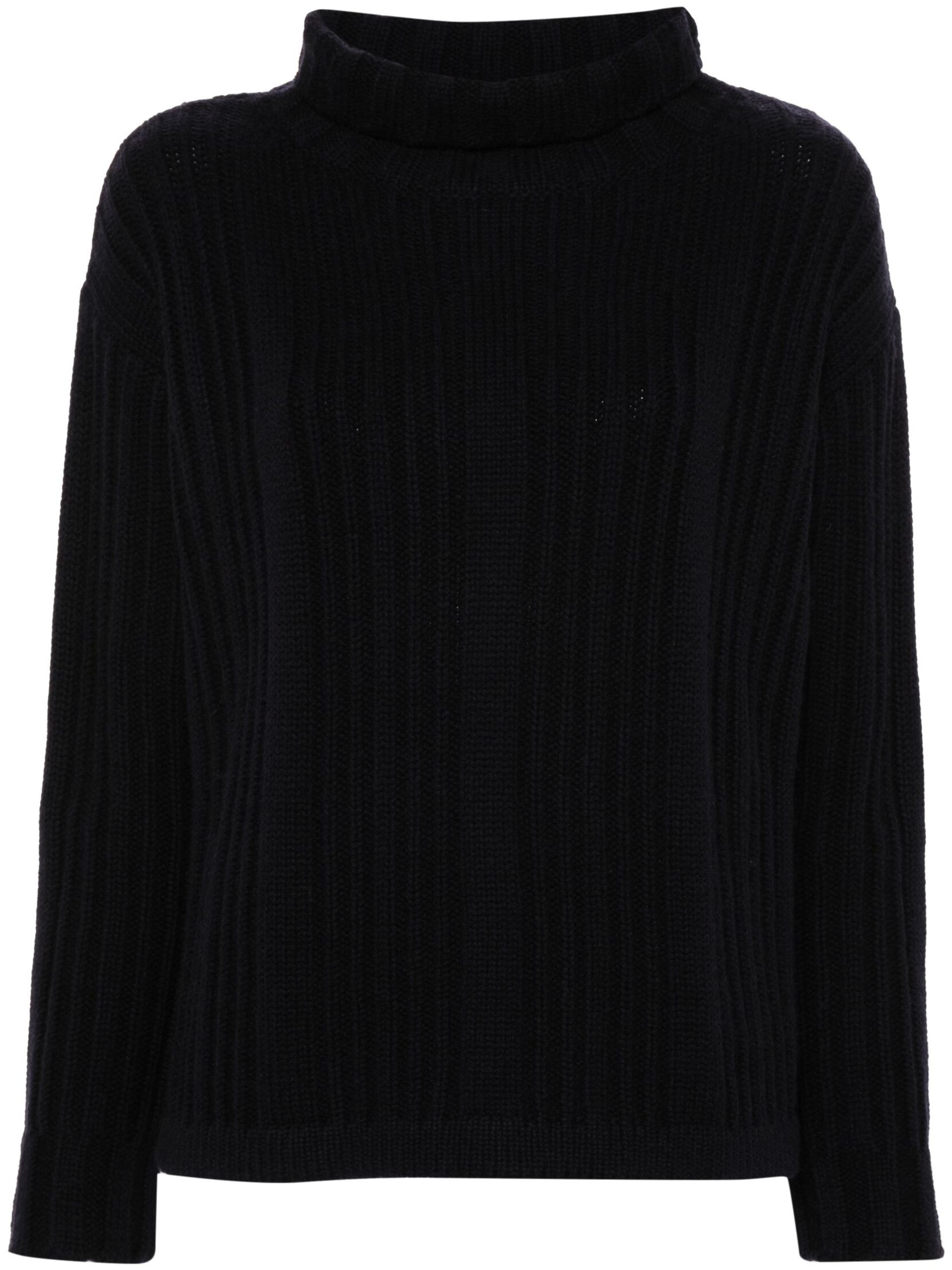 Rib-Knit Roll-Neck sweater - 1