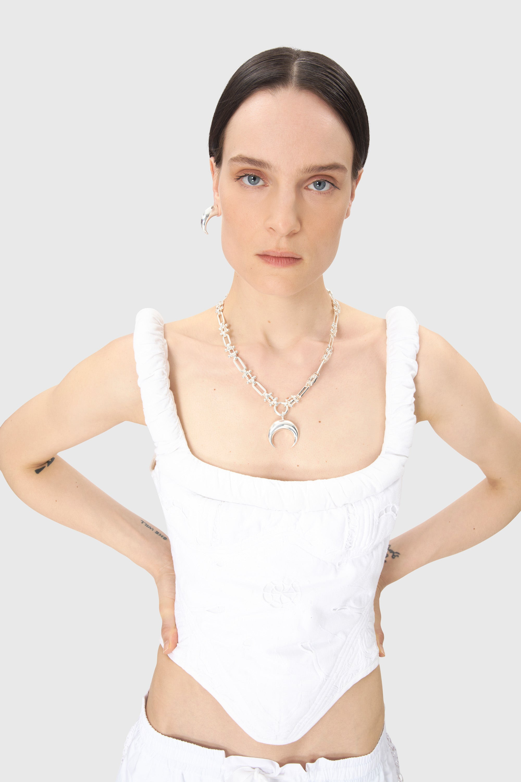Regenerated Household Linen Corset Top - 3