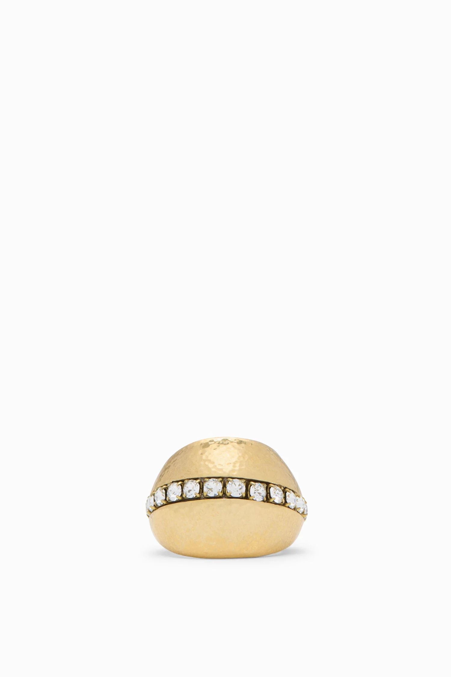 Pointed Ring w/ Pave - 1