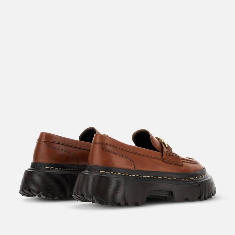 HOGAN Loafers Hogan H619 Brown outlook