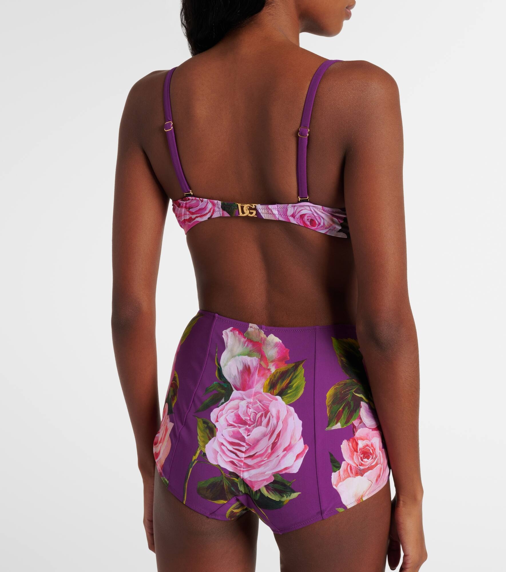 Floral printed bikini - 3