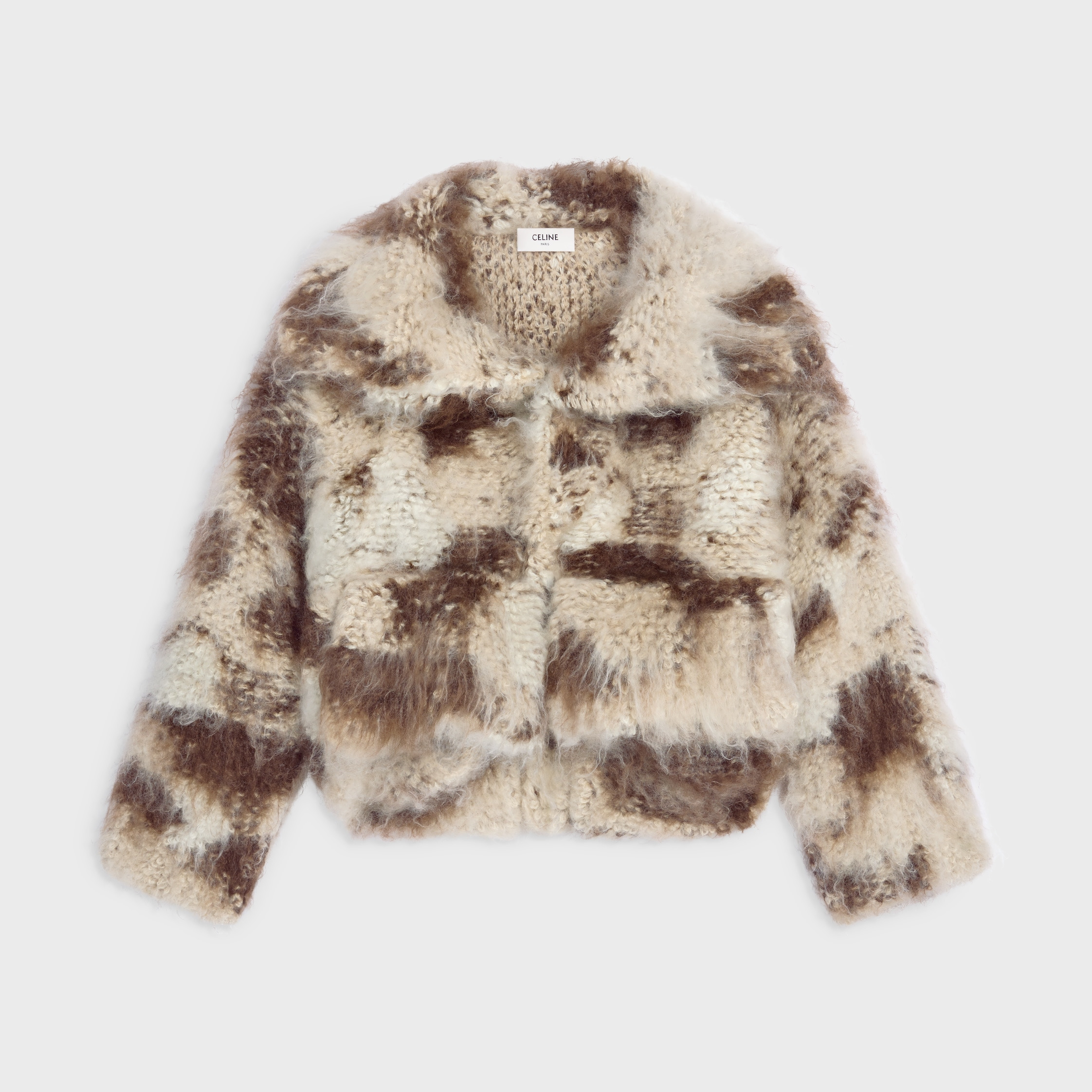 jacket IN fluffy wool - 1
