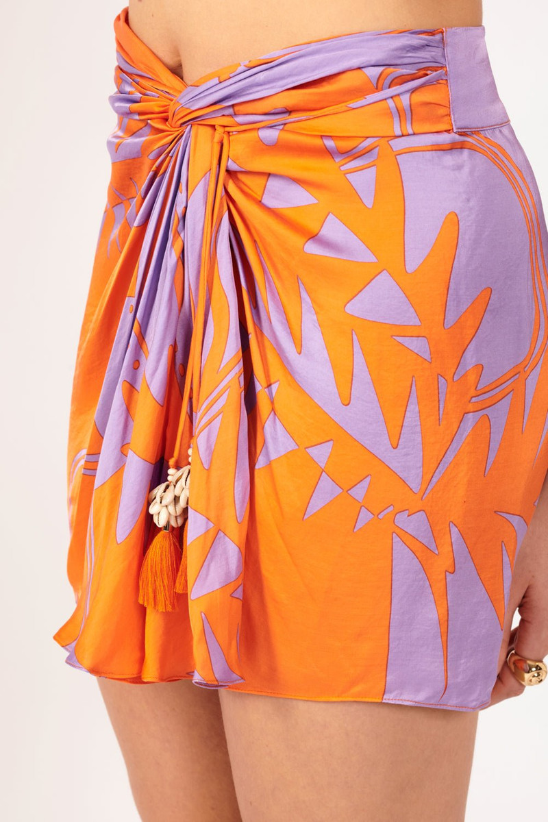 Mini Skirt Tilda - Orange Oasis 5