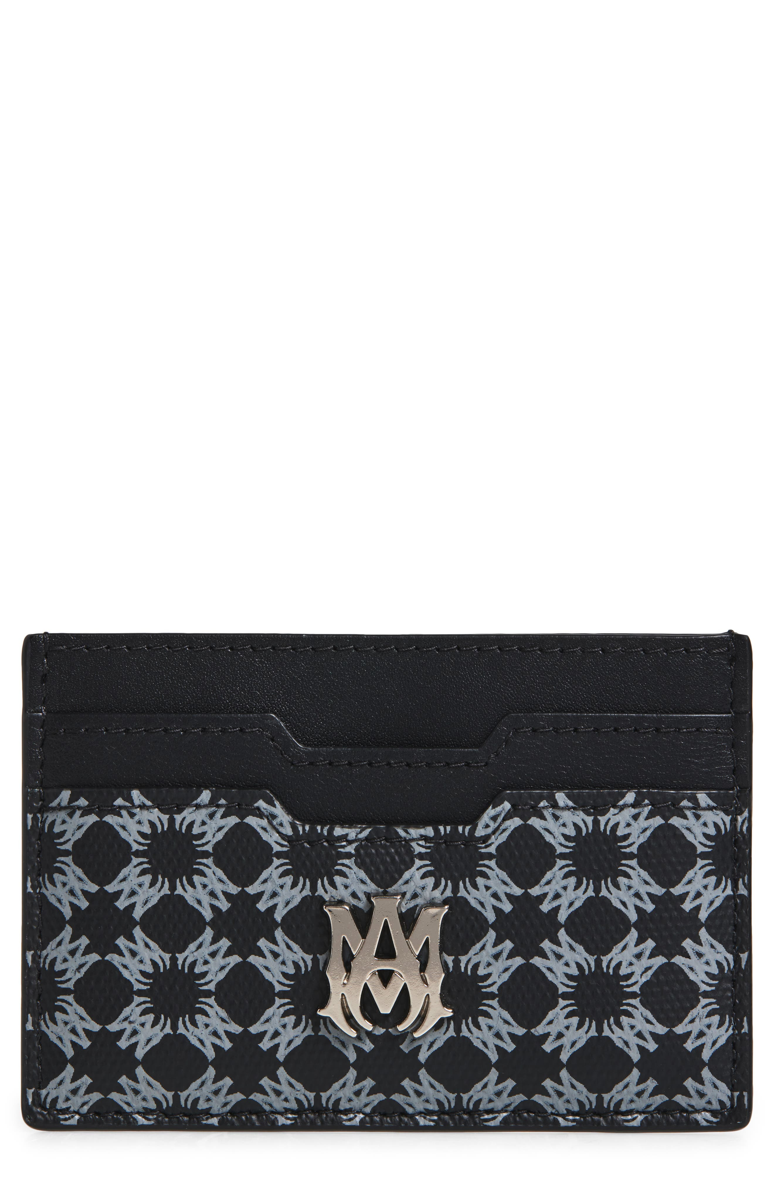 AMIRI MA Quad Coated Canvas Card Holder in Black at Nordstrom - 1