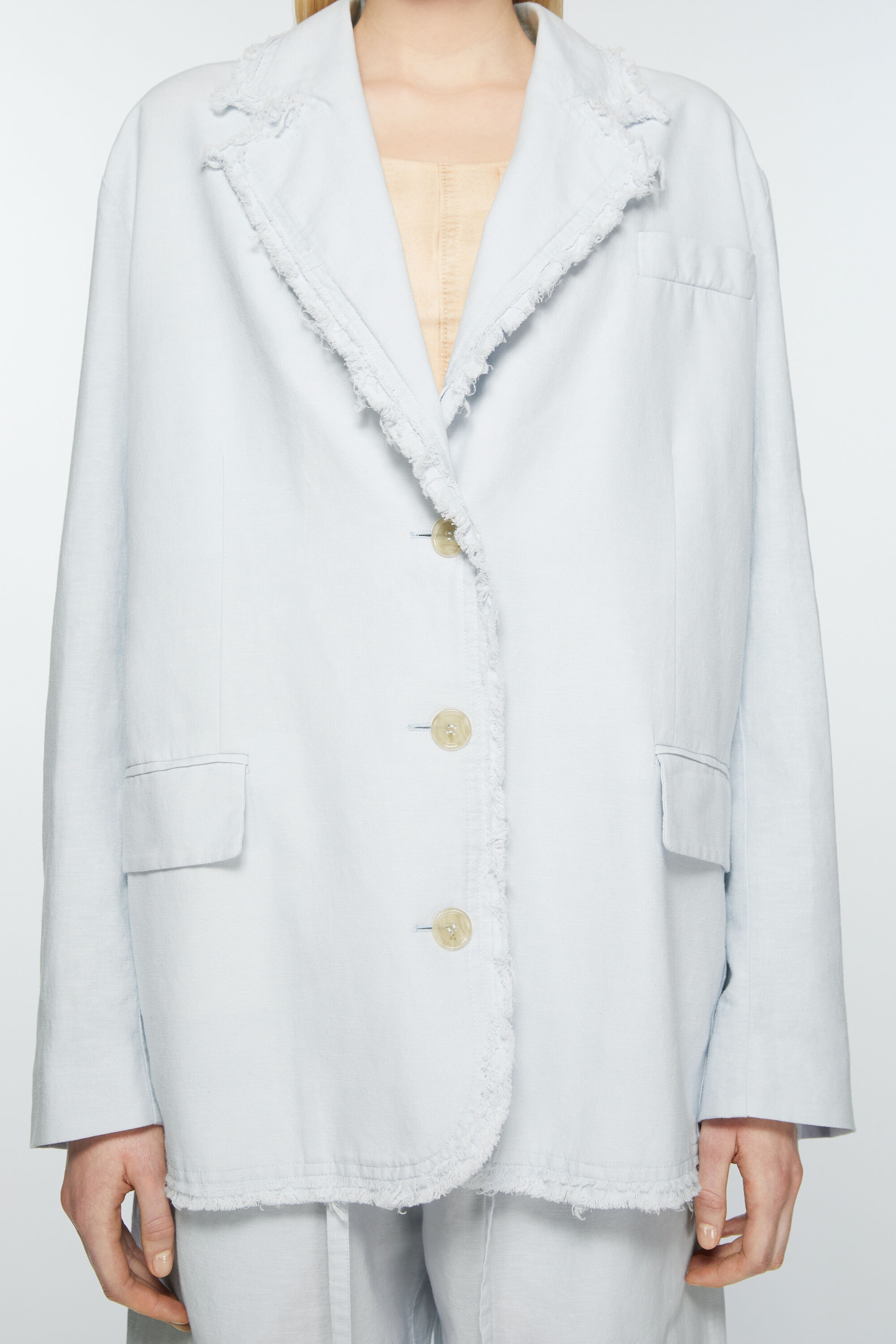 Single-breasted suit jacket - Relaxed fit - Pale blue - 5
