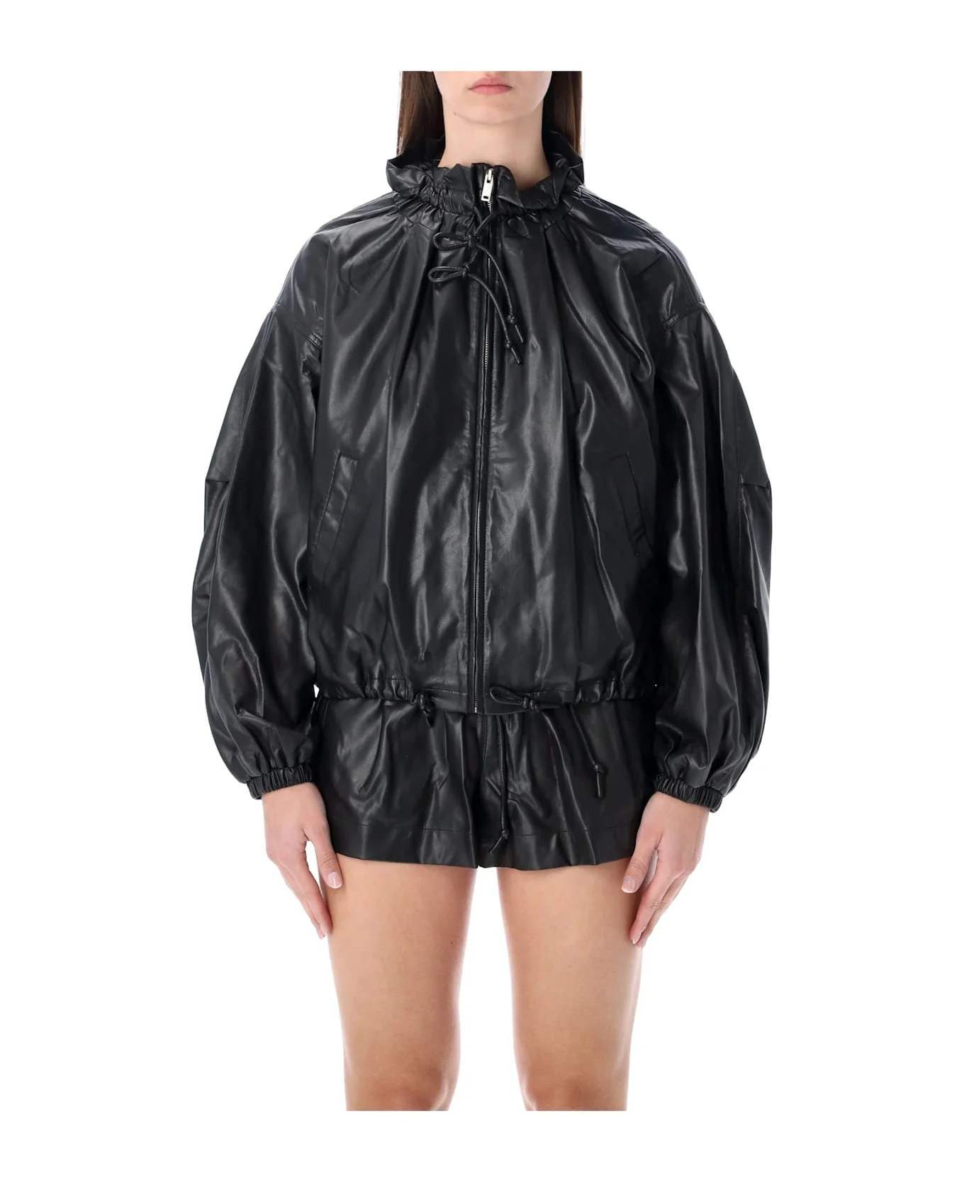 Neela Eco Leather Bomber - 1