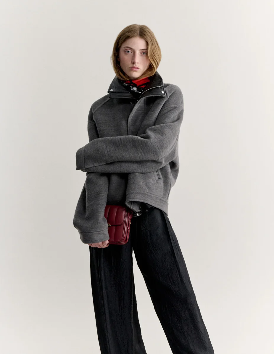 WOOL CASHMERE JACKET - 1