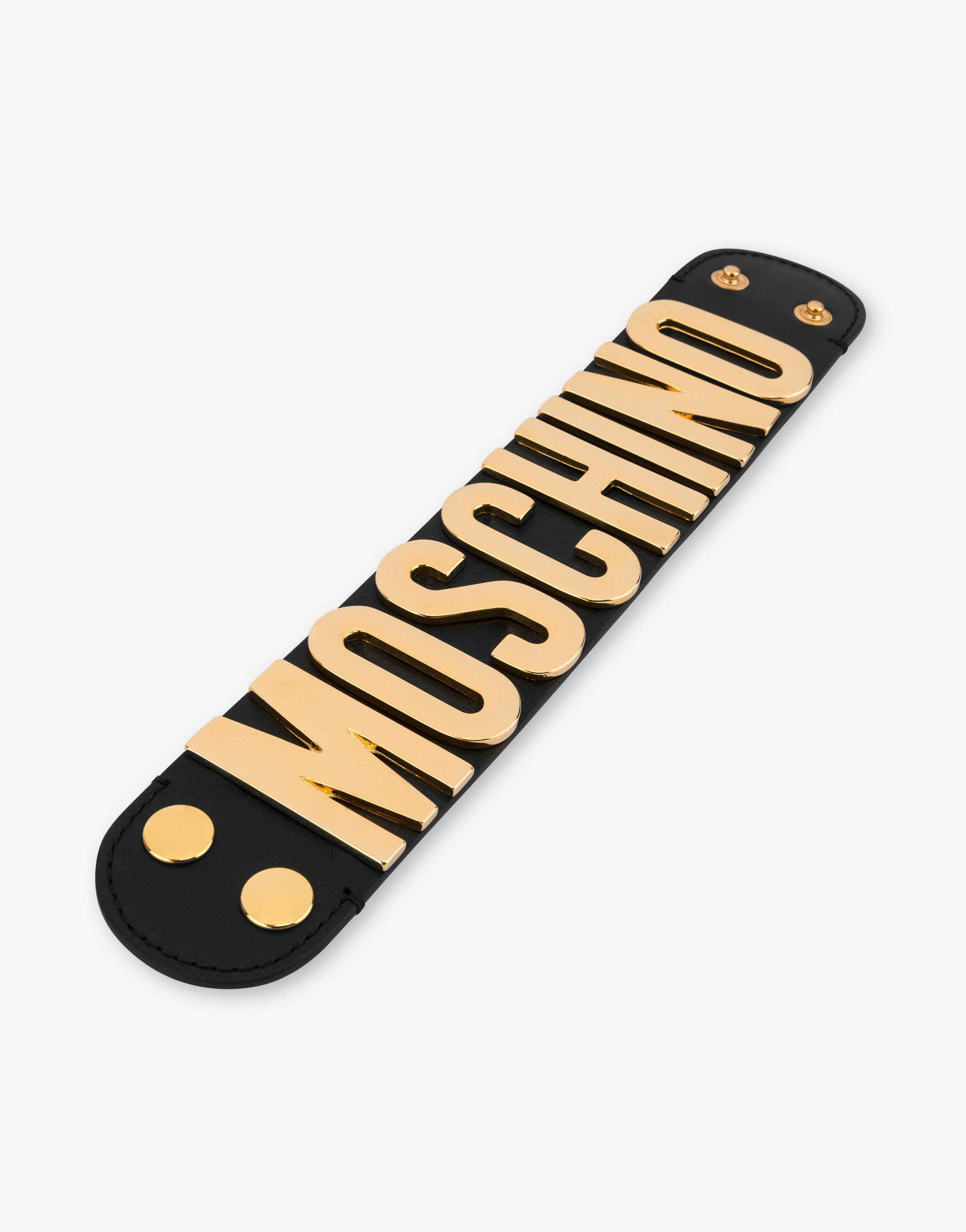 LOGO LETTERING CALFSKIN BRACELET - 3