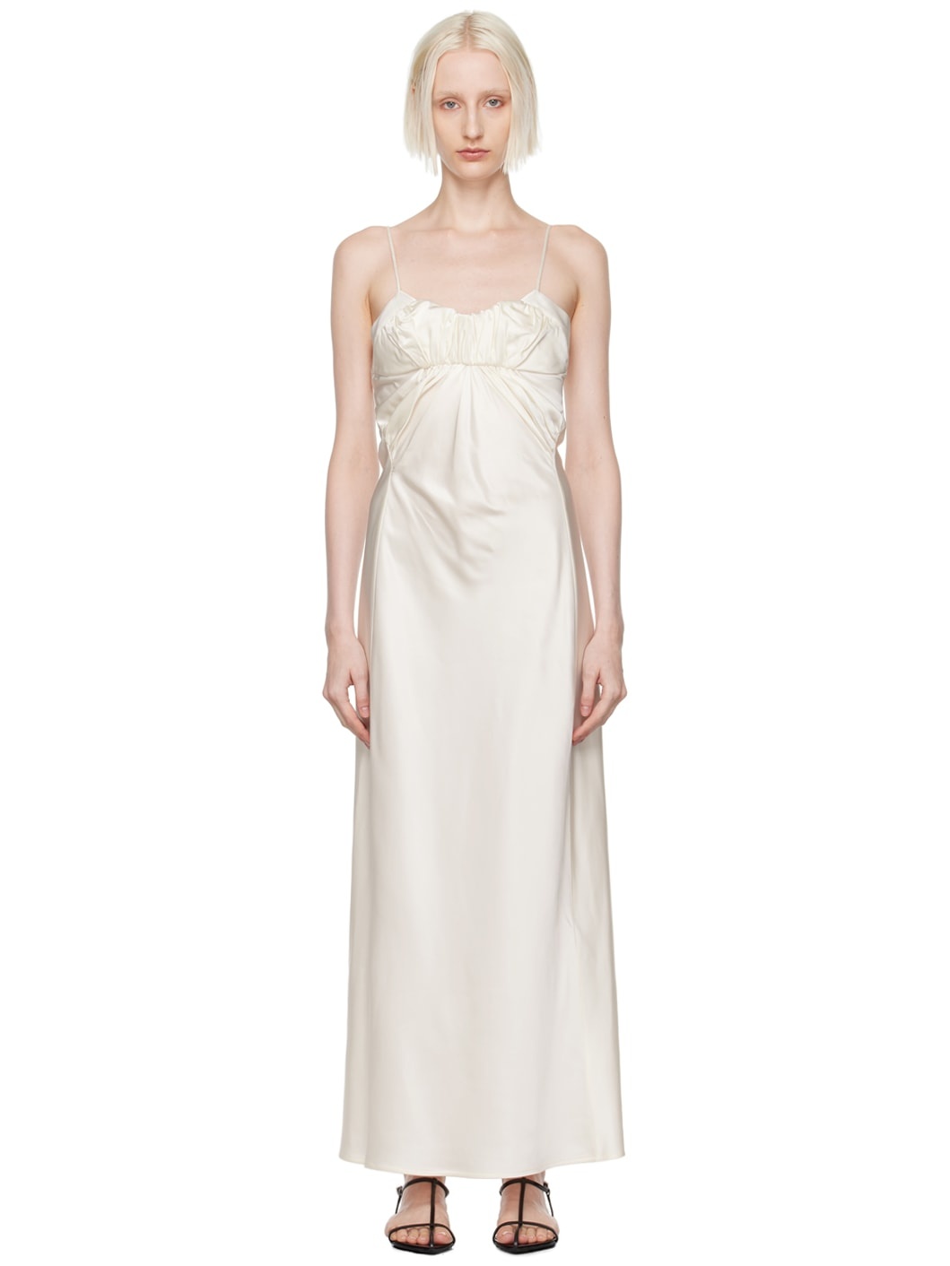 Off-White Evening Maxi Dress - 1