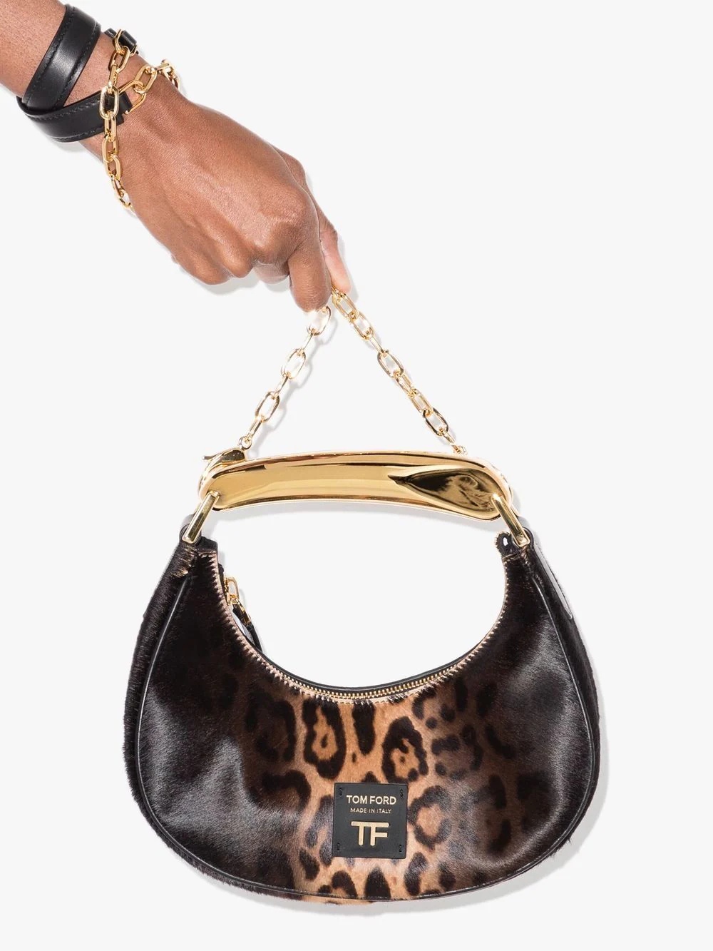 leopard print Bianca mini bag - 4