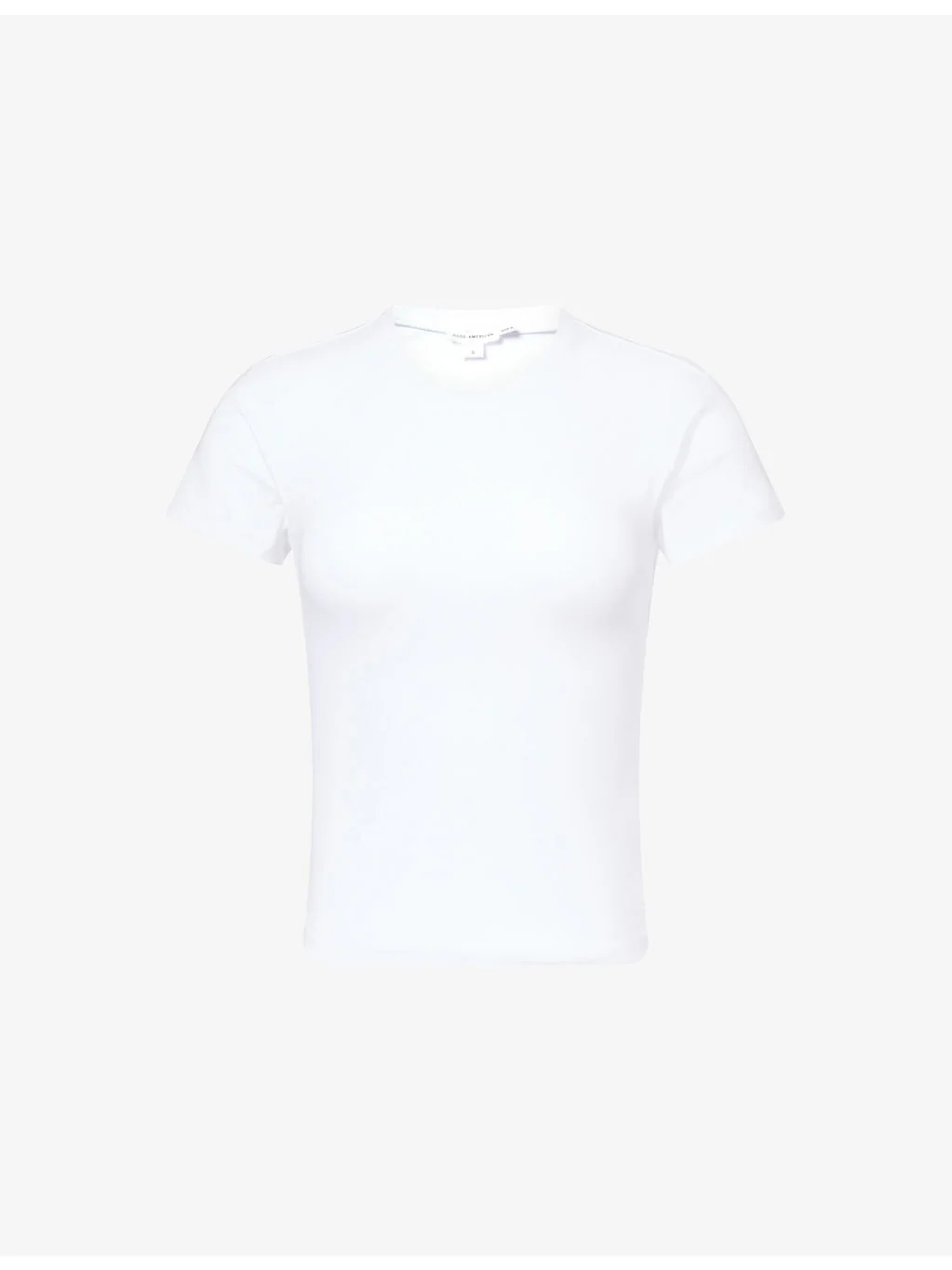 The Rib Baby Cropped Stretch-Modal Jersey T-Shirt - 1