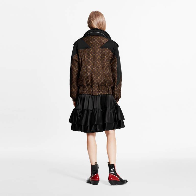 Retro Monogram Oversized Ski Jacket  4