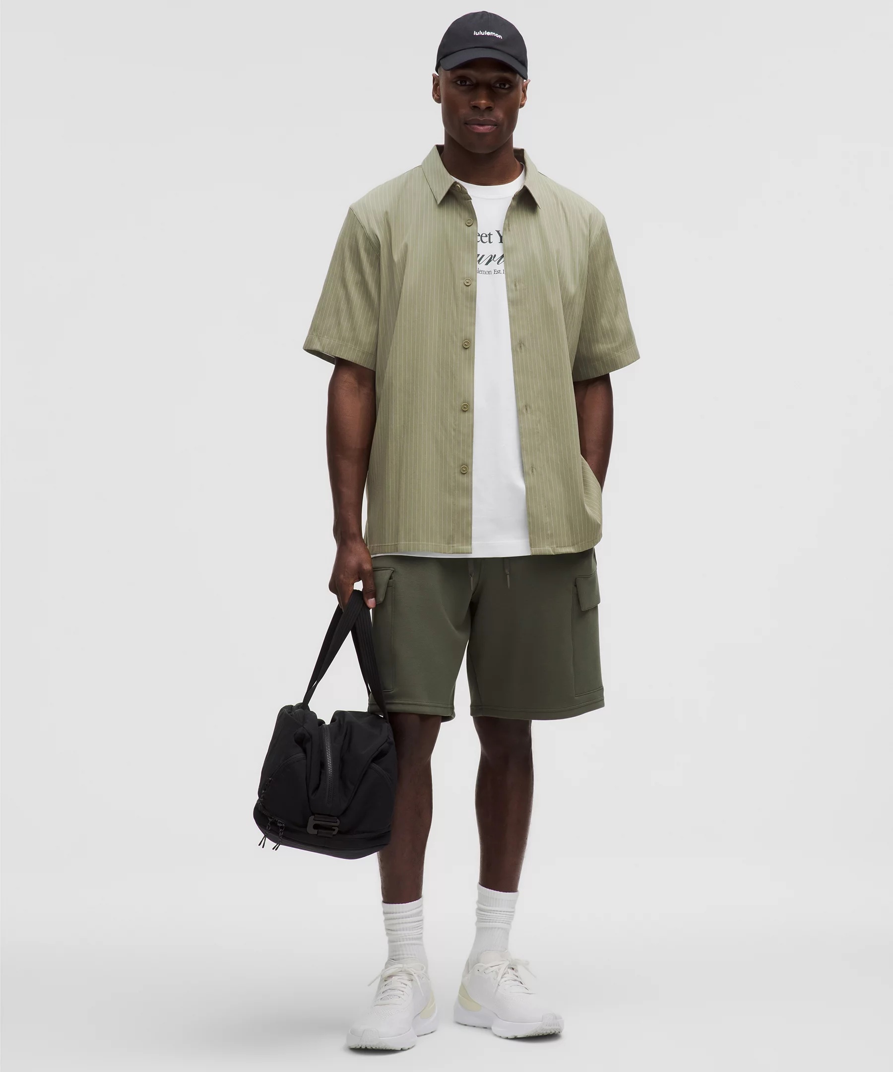 Relaxed-Fit Short-Sleeve Button Up Shirt - 2