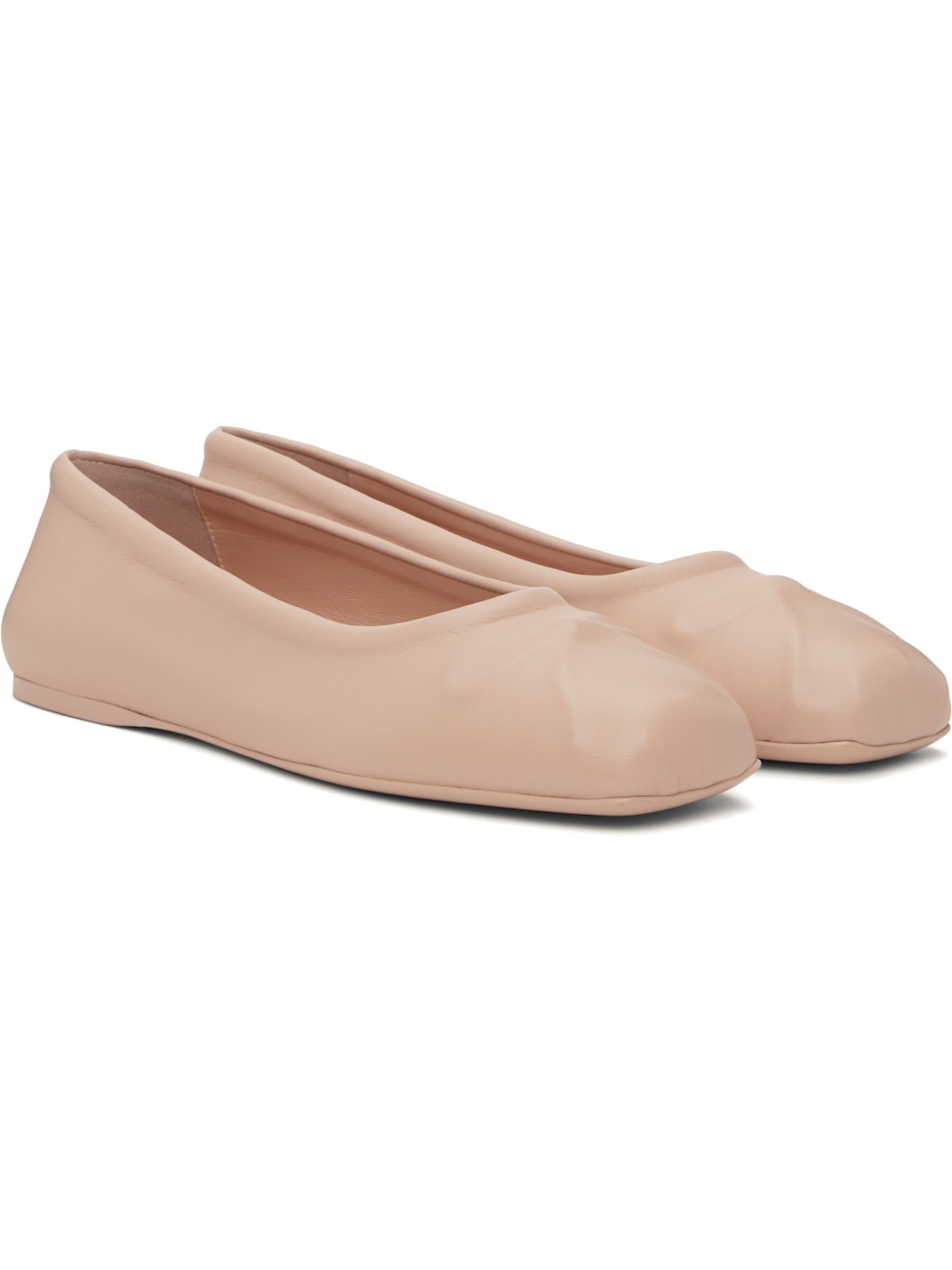 Pink Seamless Little Bow Ballerina Flats - 4