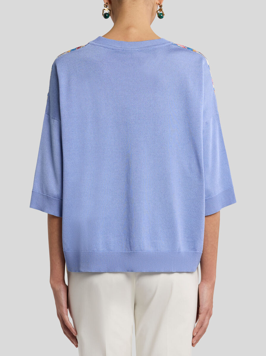 KNIT T-SHIRT WITH PRINT - 4