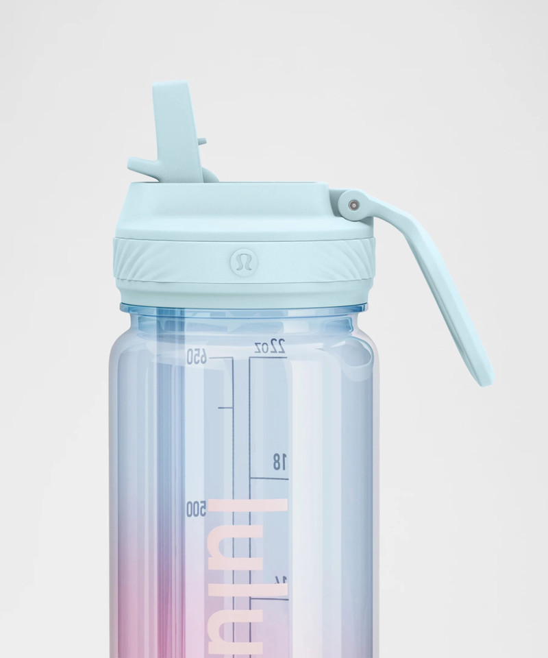 Back to Life Clear Bottle 24oz *Straw Lid 3