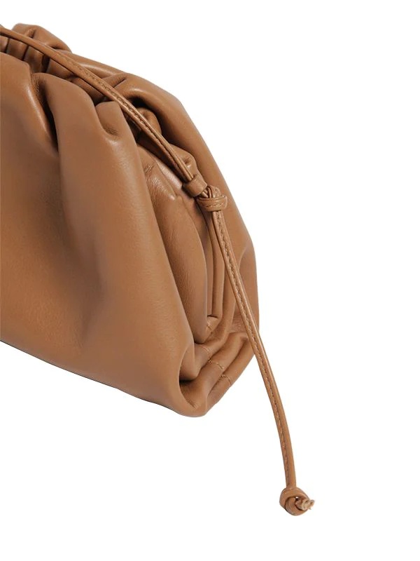 THE MINI POUCH SMOOTH LEATHER CLUTCH - 4