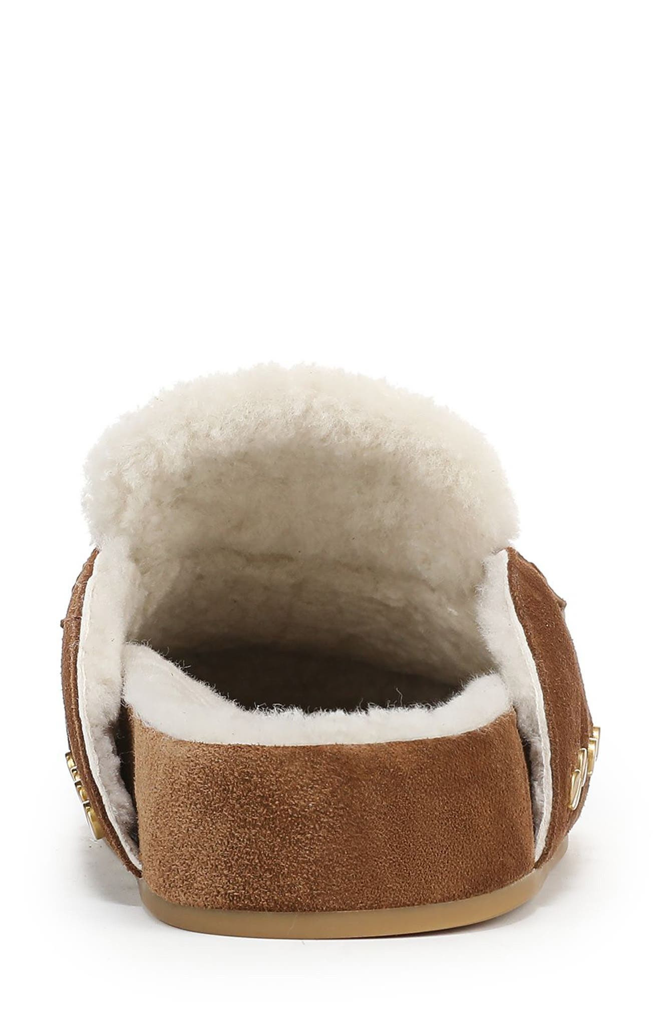 Veronica Beard Fenix Genuine Shearling Mule in Hazelwood Ecru at Nordstrom - 7