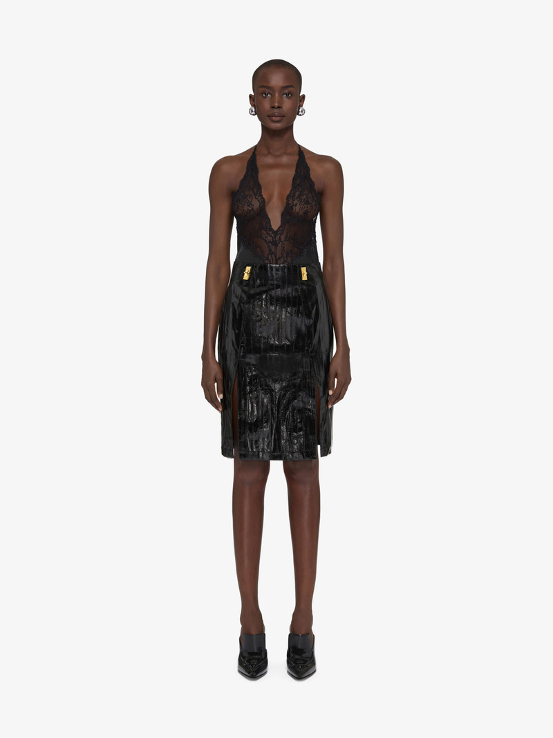 Givenchy BODYSUIT IN CHANDELIER LACE AND JERSEY outlook