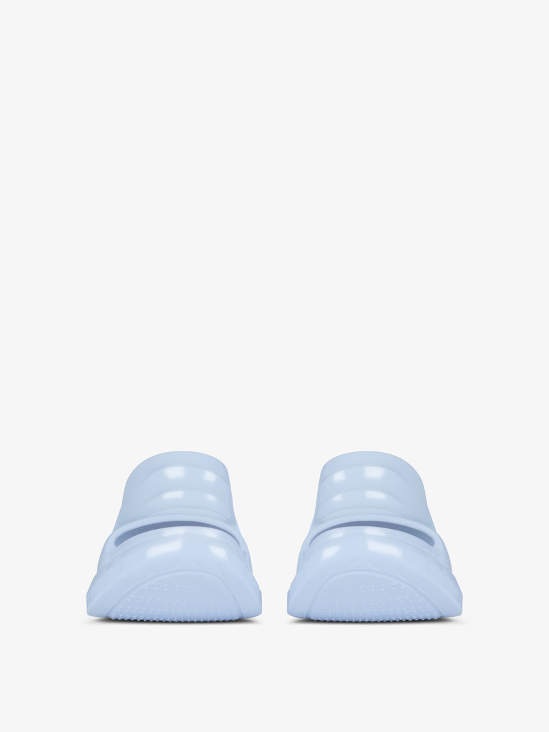 MARSHMALLOW WEDGE SANDALS IN RUBBER 2