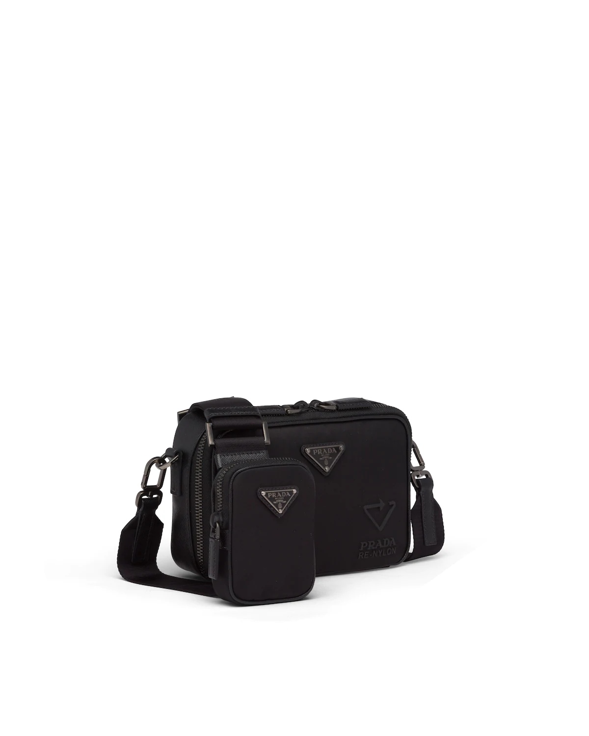 Prada Brique Re-Nylon and Saffiano leather bag - 3