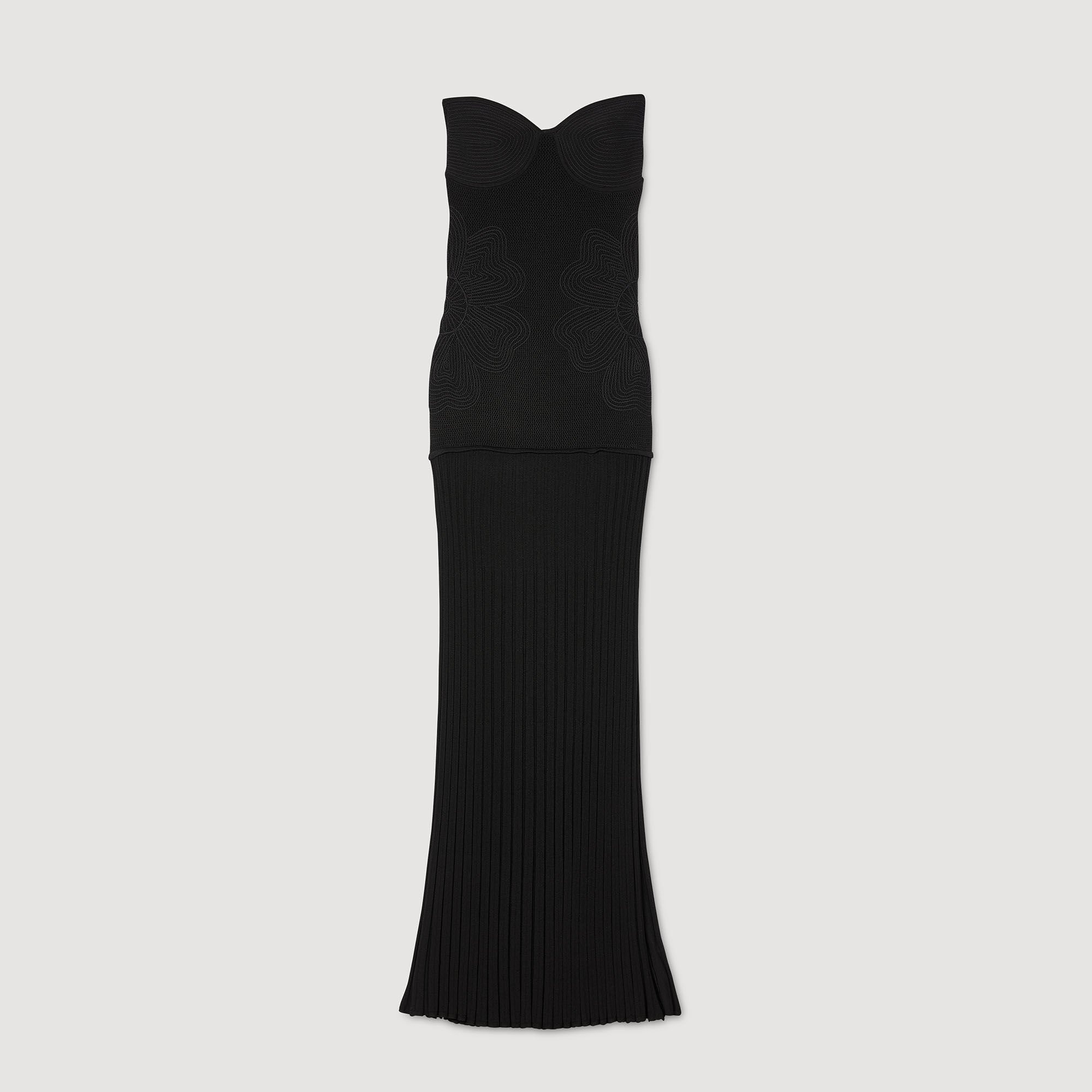 BUSTIER KNIT DRESS - 6