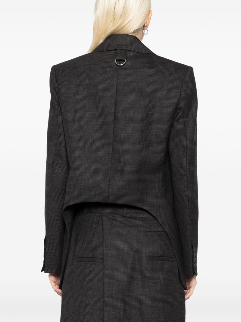 check dennis cutout blazer 4