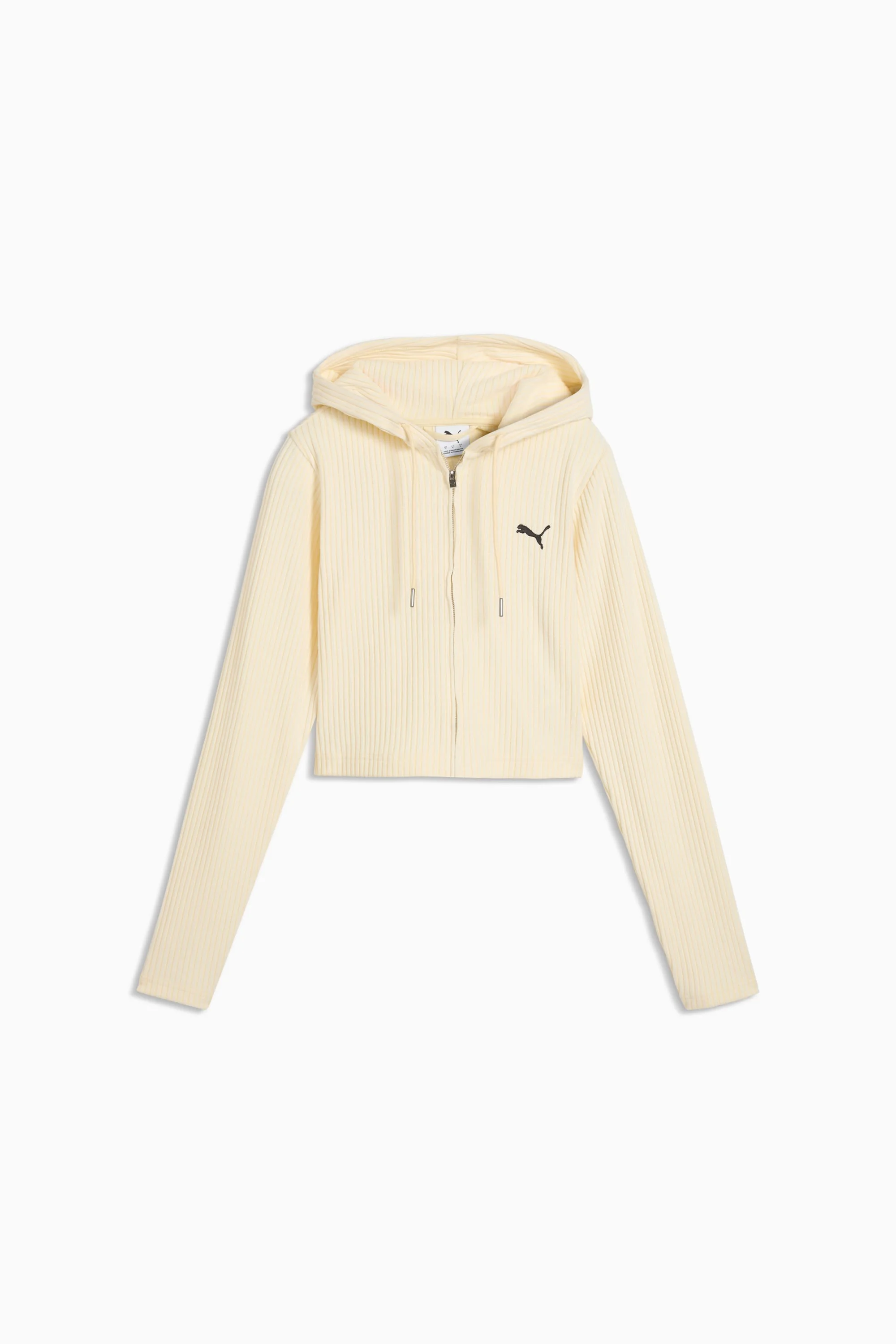PUMA Essentials Women's Ribbed Zip-Up Hoodie - 1