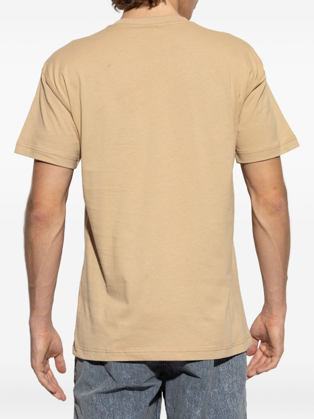 distressed logo-print T-shirt - 4